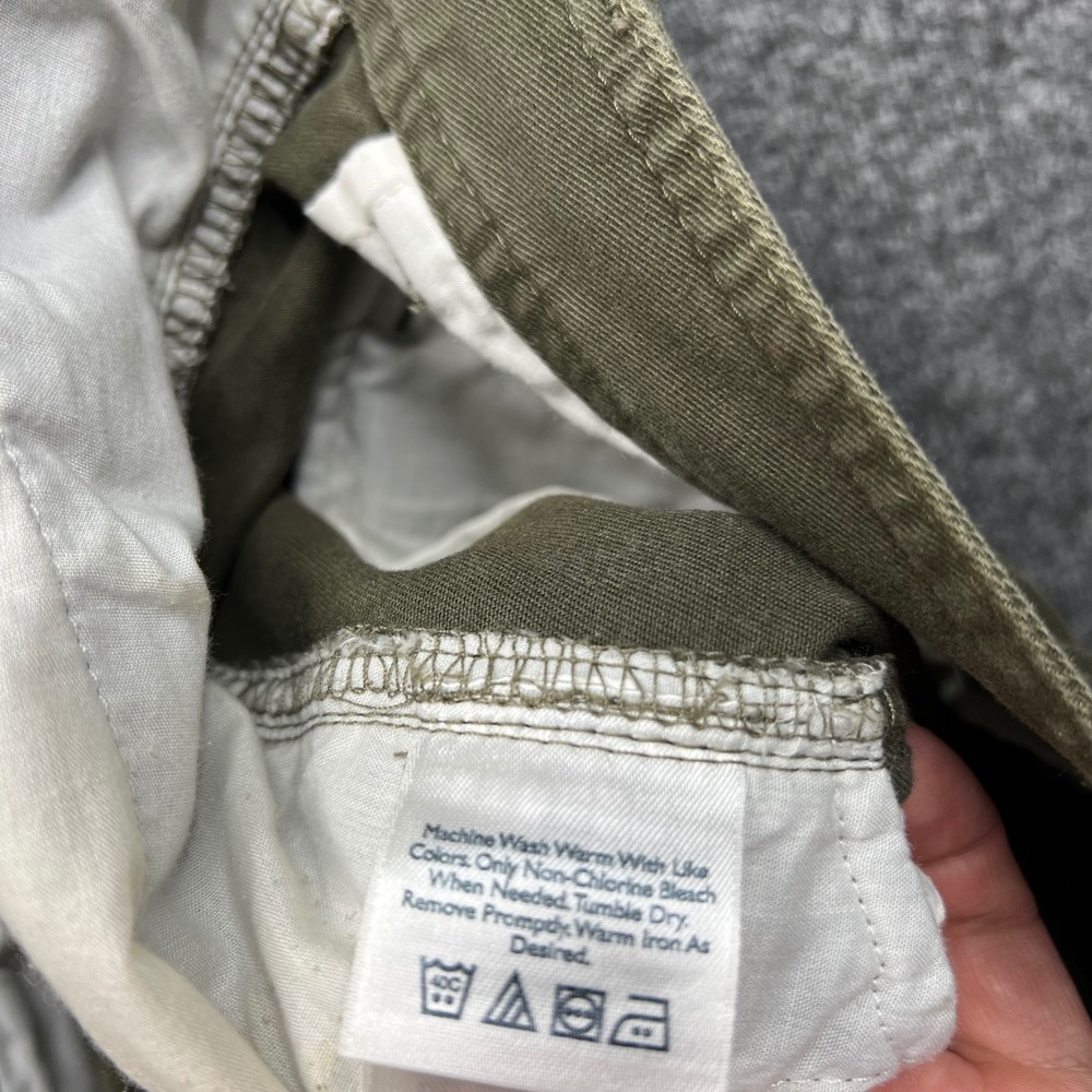Eddie Bauer Shorts Mens 32 Olive Green Chino Cotton Twill Casual Outdoor - Picture 7 of 13